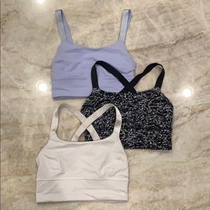3 Lululemon sport bras